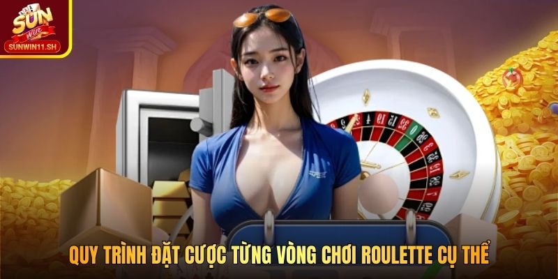 Quy trình đặt cược từng vòng chơi Roulette cụ thể